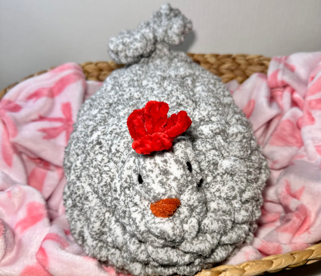La Grosse Poulette crochet hen plushie