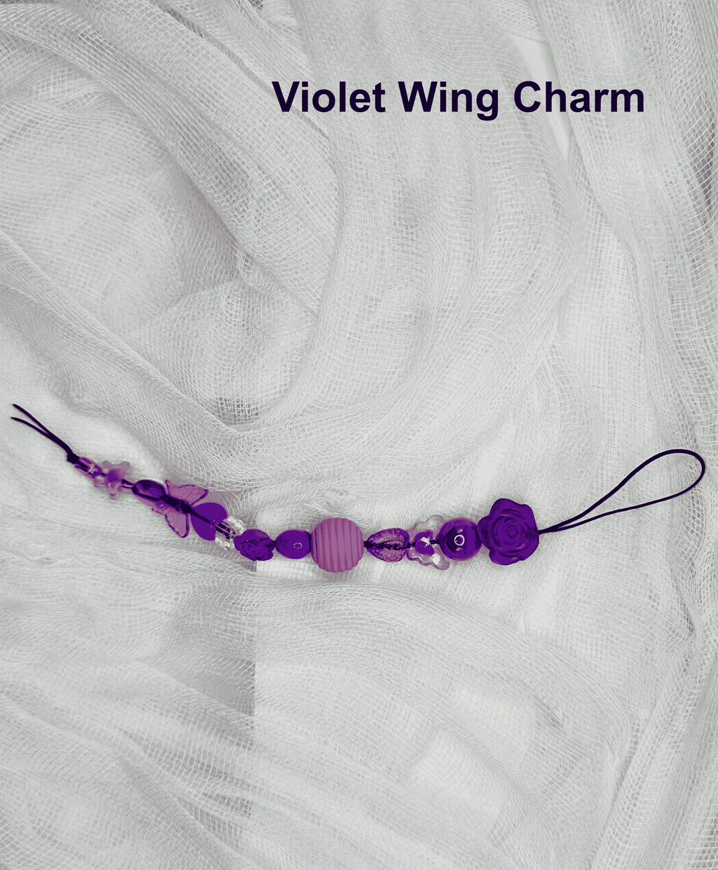 Violet Wing Charm